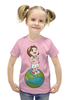 Заказать детскую футболку в Москве. Футболка с полной запечаткой для девочек Школа от Ирина - готовые дизайны и нанесение принтов.