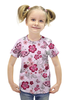 Заказать детскую футболку в Москве. Футболка с полной запечаткой для девочек Бабочки от Виктор Гришин - готовые дизайны и нанесение принтов.