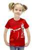 Заказать детскую футболку в Москве. Футболка с полной запечаткой для девочек Pulp Fiction от kenny - готовые дизайны и нанесение принтов.