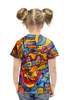 Заказать детскую футболку в Москве. Футболка с полной запечаткой для девочек MX0`]MM02Y от Vadim Koval - готовые дизайны и нанесение принтов.