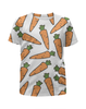 Заказать детскую футболку в Москве. Футболка с полной запечаткой для девочек Морковки от skynatural - готовые дизайны и нанесение принтов.