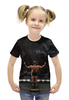 Заказать детскую футболку в Москве. Футболка с полной запечаткой для девочек Конор МакГрегор от skynatural - готовые дизайны и нанесение принтов.