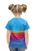 Заказать детскую футболку в Москве. Футболка с полной запечаткой для девочек Радуга, Мечта от BestPrint  - готовые дизайны и нанесение принтов.