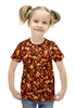 Заказать детскую футболку в Москве. Футболка с полной запечаткой для девочек Текстура пикселей от THE_NISE  - готовые дизайны и нанесение принтов.