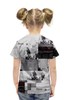 Заказать детскую футболку в Москве. Футболка с полной запечаткой для девочек Hollywood Undead от inPrintio - готовые дизайны и нанесение принтов.