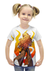 Заказать детскую футболку в Москве. Футболка с полной запечаткой для девочек RWBY, Янг от geekbox - готовые дизайны и нанесение принтов.