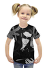 Заказать детскую футболку в Москве. Футболка с полной запечаткой для девочек Lexa from "The 100" от Ваня Клименко - готовые дизайны и нанесение принтов.