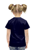 Заказать детскую футболку в Москве. Футболка с полной запечаткой для девочек Темная ночь от weeert - готовые дизайны и нанесение принтов.