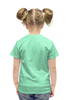Заказать детскую футболку в Москве. Футболка с полной запечаткой для девочек summer от THE_NISE  - готовые дизайны и нанесение принтов.