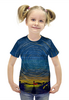 Заказать детскую футболку в Москве. Футболка с полной запечаткой для девочек Вдохновение от T-shirt print  - готовые дизайны и нанесение принтов.