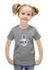 Заказать детскую футболку в Москве. Футболка с полной запечаткой для девочек Пират от THE_NISE  - готовые дизайны и нанесение принтов.