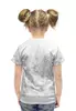 Заказать детскую футболку в Москве. Футболка с полной запечаткой для девочек Милый кролик 2023 от weeert - готовые дизайны и нанесение принтов.