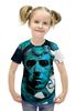 Заказать детскую футболку в Москве. Футболка с полной запечаткой для девочек Лавкрафт от cherdantcev - готовые дизайны и нанесение принтов.