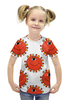 Заказать детскую футболку в Москве. Футболка с полной запечаткой для девочек Солнышки от irinavk - готовые дизайны и нанесение принтов.