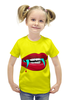 Заказать детскую футболку в Москве. Футболка с полной запечаткой для девочек Губки от solntse - готовые дизайны и нанесение принтов.