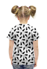 Заказать детскую футболку в Москве. Футболка с полной запечаткой для девочек Billie Eilish от DESIGNER   - готовые дизайны и нанесение принтов.