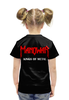 Заказать детскую футболку в Москве. Футболка с полной запечаткой для девочек Manowar Band от Leichenwagen - готовые дизайны и нанесение принтов.