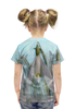 Заказать детскую футболку в Москве. Футболка с полной запечаткой для девочек Подснежники от anomalica - готовые дизайны и нанесение принтов.