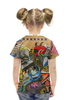 Заказать детскую футболку в Москве. Футболка с полной запечаткой для девочек Psychedelic  от Даниил Шабак - готовые дизайны и нанесение принтов.