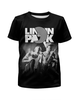 Заказать детскую футболку в Москве. Футболка с полной запечаткой для девочек Linkin Park от geekbox - готовые дизайны и нанесение принтов.