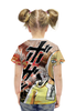 Заказать детскую футболку в Москве. Футболка с полной запечаткой для девочек Ванпанчмен от cherdantcev - готовые дизайны и нанесение принтов.