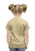 Заказать детскую футболку в Москве. Футболка с полной запечаткой для девочек YAK BULL / Бык Як  от crash - готовые дизайны и нанесение принтов.