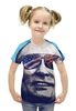 Заказать детскую футболку в Москве. Футболка с полной запечаткой для девочек Президент РФ от wolk2471 - готовые дизайны и нанесение принтов.