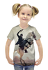 Заказать детскую футболку в Москве. Футболка с полной запечаткой для девочек Одинокий Рэйнджер от skynatural - готовые дизайны и нанесение принтов.
