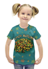 Заказать детскую футболку в Москве. Футболка с полной запечаткой для девочек Я люблю Осень от PolinaPo - готовые дизайны и нанесение принтов.
