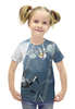 Заказать детскую футболку в Москве. Футболка с полной запечаткой для девочек bleach от Y L - готовые дизайны и нанесение принтов.