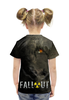 Заказать детскую футболку в Москве. Футболка с полной запечаткой для девочек Fallout от Leichenwagen - готовые дизайны и нанесение принтов.