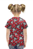Заказать детскую футболку в Москве. Футболка с полной запечаткой для девочек Серебряные совы от ELENA ZHARINOVA - готовые дизайны и нанесение принтов.