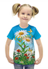 Заказать детскую футболку в Москве. Футболка с полной запечаткой для девочек SAMMER от robus - готовые дизайны и нанесение принтов.