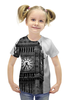 Заказать детскую футболку в Москве. Футболка с полной запечаткой для девочек Туманный альбион от queen  - готовые дизайны и нанесение принтов.