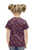 Заказать детскую футболку в Москве. Футболка с полной запечаткой для девочек Лепестки цветов от THE_NISE  - готовые дизайны и нанесение принтов.