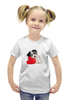 Заказать детскую футболку в Москве. Футболка с полной запечаткой для девочек Щенок  от THE_NISE  - готовые дизайны и нанесение принтов.