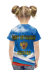 Заказать детскую футболку в Москве. Футболка с полной запечаткой для девочек Санкт-Петербург от Curipopik - готовые дизайны и нанесение принтов.
