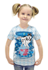 Заказать детскую футболку в Москве. Футболка с полной запечаткой для девочек Бегущая по снегам от Ольга - готовые дизайны и нанесение принтов.