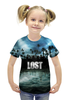 Заказать детскую футболку в Москве. Футболка с полной запечаткой для девочек Остаться в живых (Lost) от skynatural - готовые дизайны и нанесение принтов.