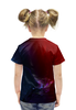 Заказать детскую футболку в Москве. Футболка с полной запечаткой для девочек Котенок от THE_NISE  - готовые дизайны и нанесение принтов.