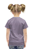 Заказать детскую футболку в Москве. Футболка с полной запечаткой для девочек Розы на голубом фоне от Лана  - готовые дизайны и нанесение принтов.