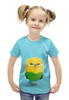 Заказать детскую футболку в Москве. Футболка с полной запечаткой для девочек Свити от tadashi - готовые дизайны и нанесение принтов.