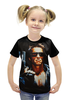 Заказать детскую футболку в Москве. Футболка с полной запечаткой для девочек Терминатор от scrat29@yandex.ru - готовые дизайны и нанесение принтов.