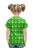 Заказать детскую футболку в Москве. Футболка с полной запечаткой для девочек Графический узор от THE_NISE  - готовые дизайны и нанесение принтов.