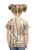 Заказать детскую футболку в Москве. Футболка с полной запечаткой для девочек светлое дерево от INSP - готовые дизайны и нанесение принтов.