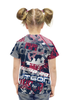 Заказать детскую футболку в Москве. Футболка с полной запечаткой для девочек Футбол 2016 от Александр Толстой - готовые дизайны и нанесение принтов.