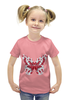 Заказать детскую футболку в Москве. Футболка с полной запечаткой для девочек Бабочка от Ирина - готовые дизайны и нанесение принтов.