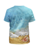Заказать детскую футболку в Москве. Футболка с полной запечаткой для девочек Морской рак от nadegda - готовые дизайны и нанесение принтов.