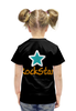 Заказать детскую футболку в Москве. Футболка с полной запечаткой для девочек Rockstar от Leichenwagen - готовые дизайны и нанесение принтов.