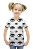 Заказать детскую футболку в Москве. Футболка с полной запечаткой для девочек Абстрактные глаза от irinavk - готовые дизайны и нанесение принтов.